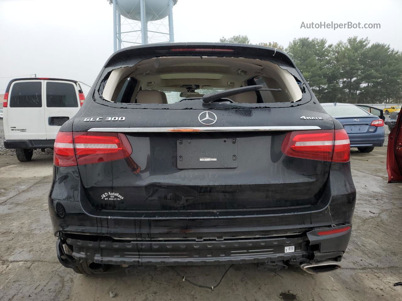 2019 Mercedes-benz Glc 300 4matic Black vin: WDC0G4KB9KF658637