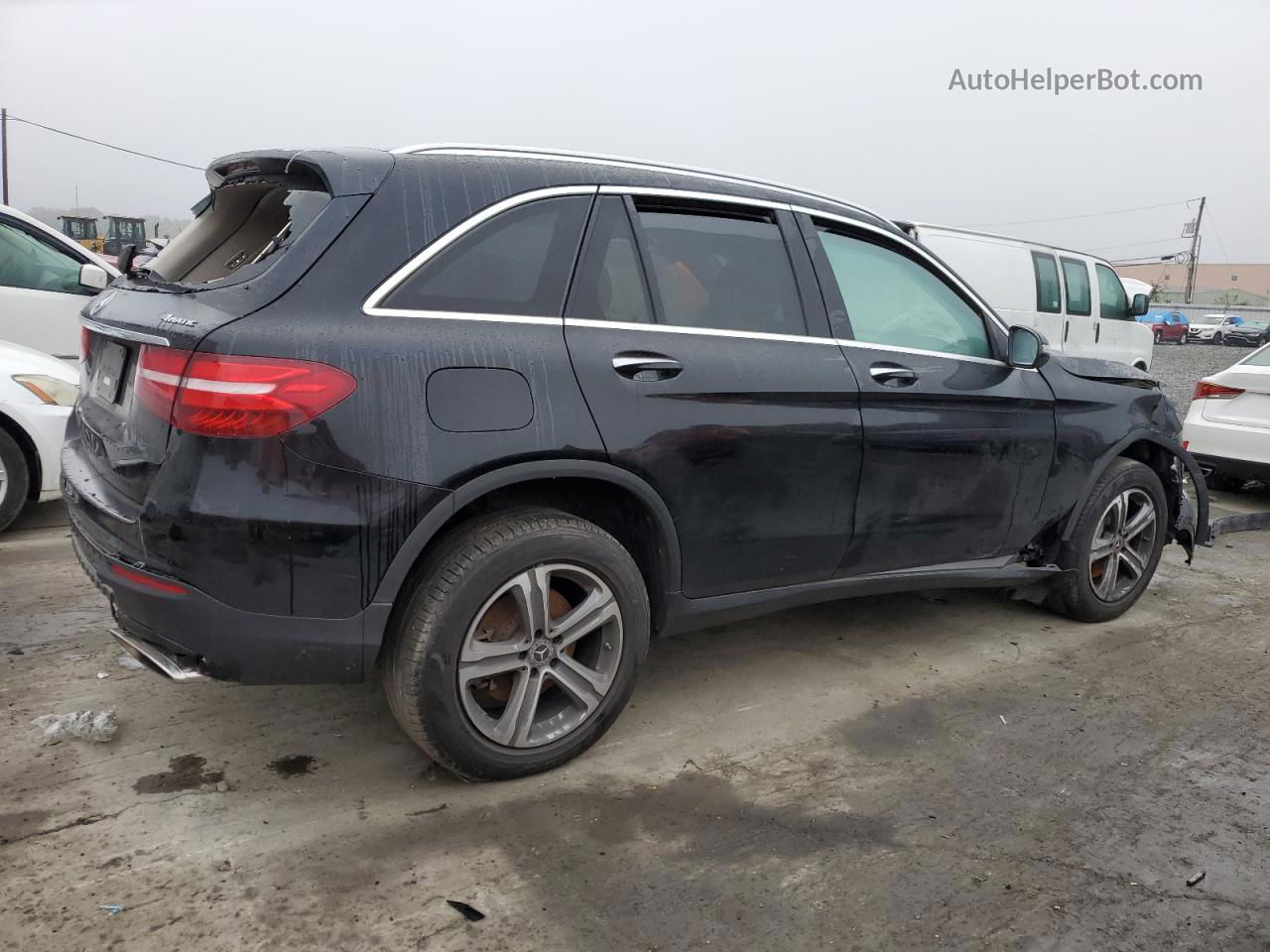 2019 Mercedes-benz Glc 300 4matic Black vin: WDC0G4KB9KF658637