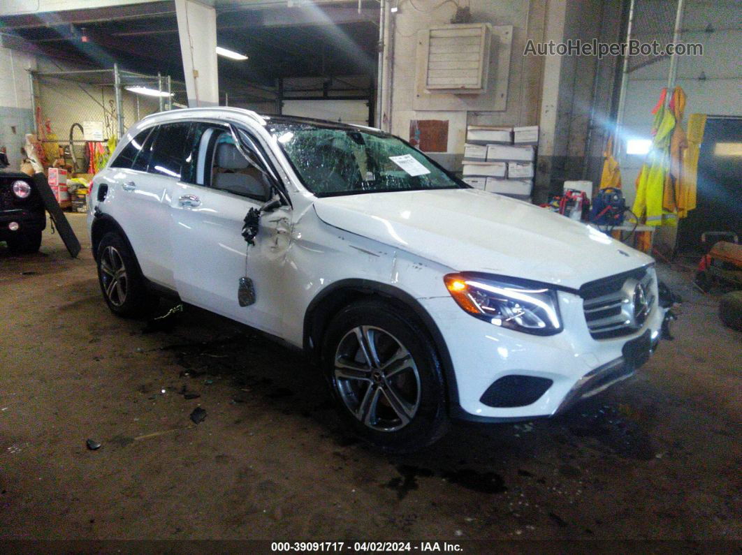 2019 Mercedes-benz Glc 300 4matic White vin: WDC0G4KB9KV163862