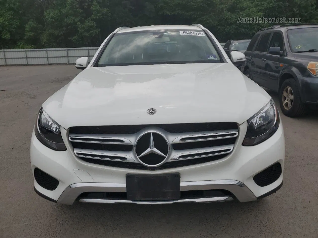 2019 Mercedes-benz Glc 300 4matic White vin: WDC0G4KB9KV165160