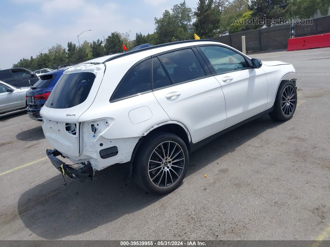 2019 Mercedes-benz Glc 300 4matic White vin: WDC0G4KB9KV191712