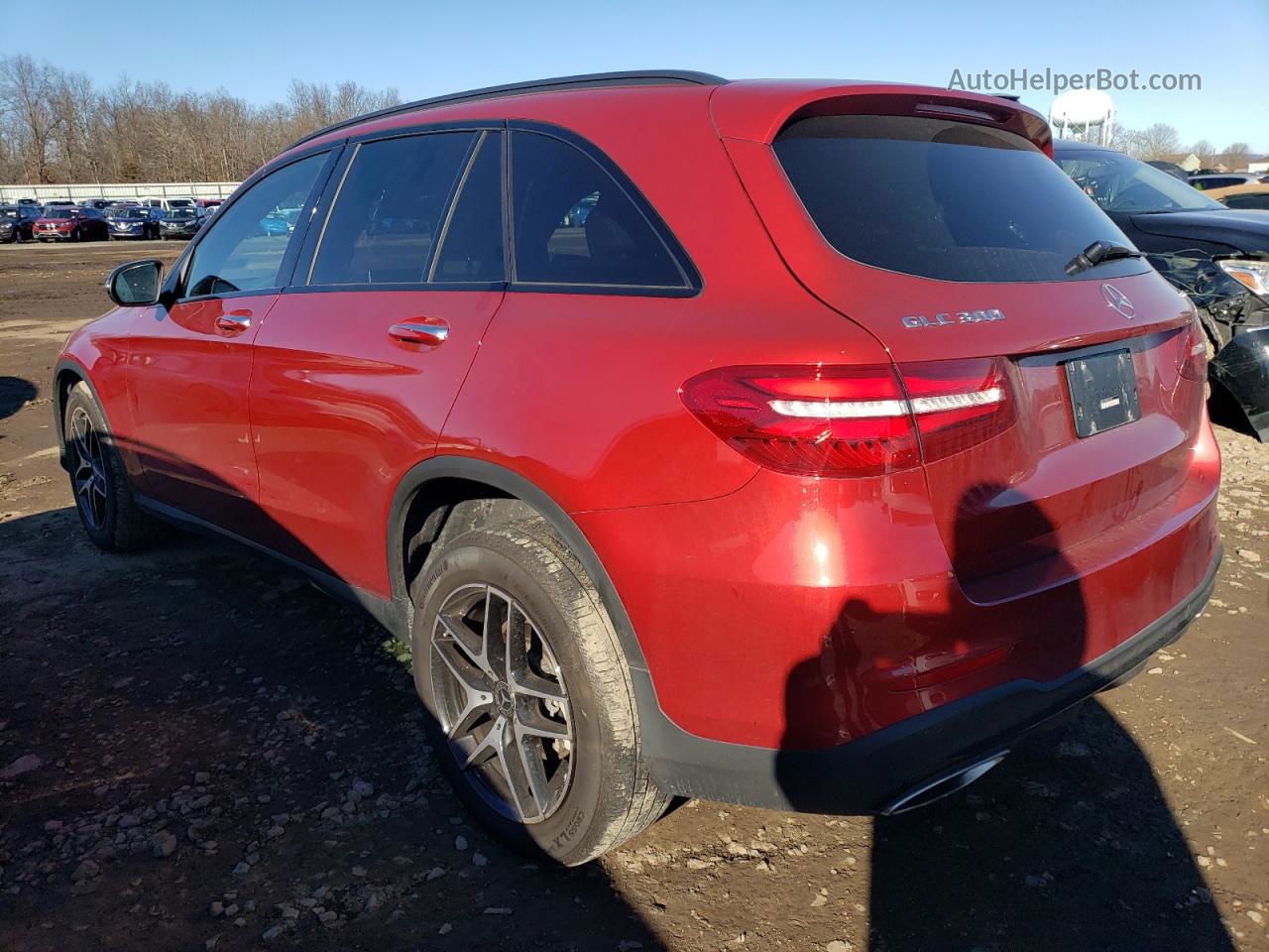 2019 Mercedes-benz Glc 300 4matic Red vin: WDC0G4KBXKF530987