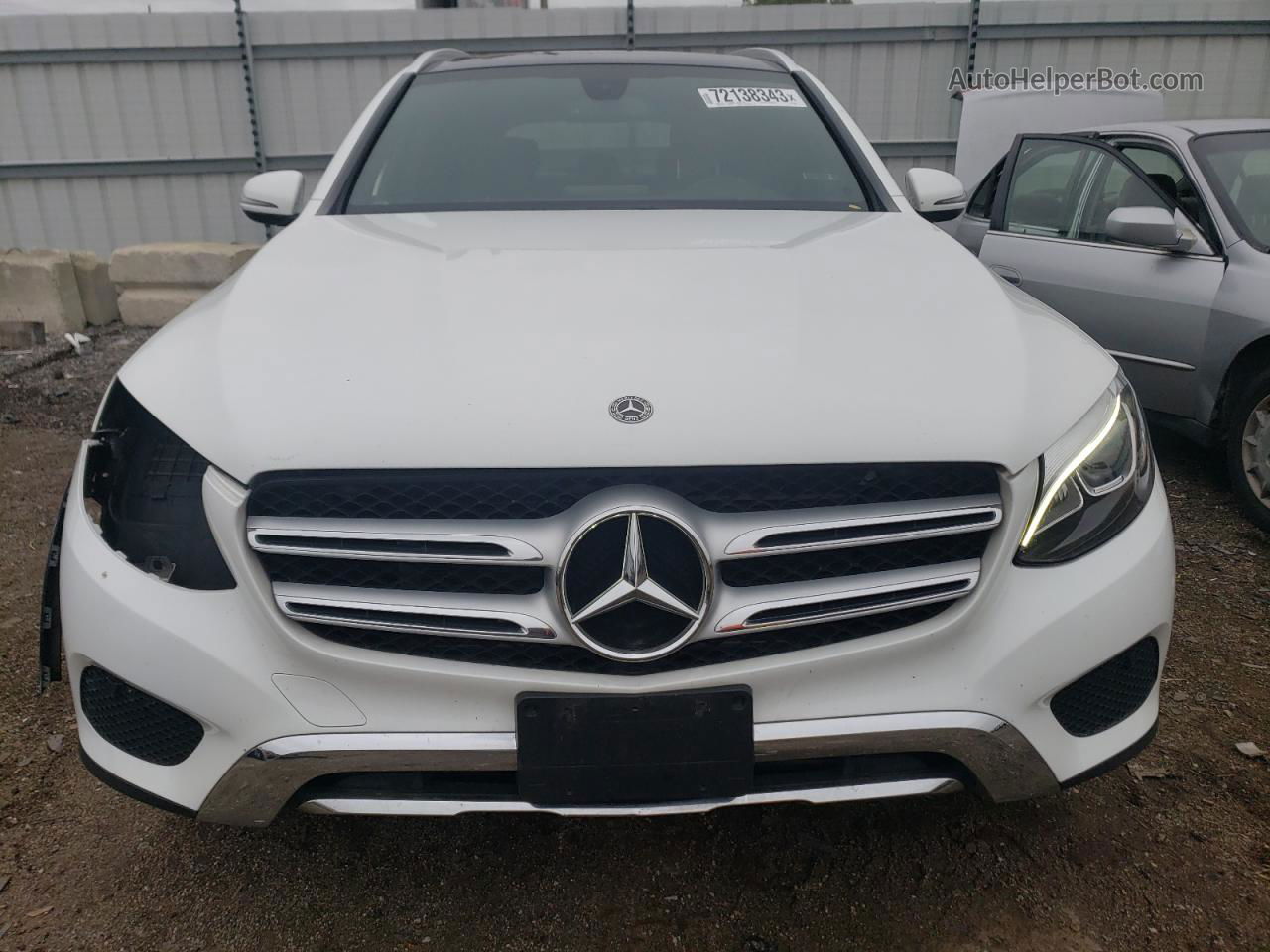 2019 Mercedes-benz Glc 300 4matic White vin: WDC0G4KBXKF623640