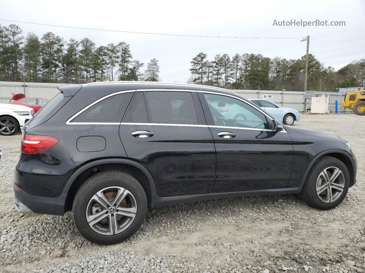 2019 Mercedes-benz Glc 300 4matic Black vin: WDC0G4KBXKV143944