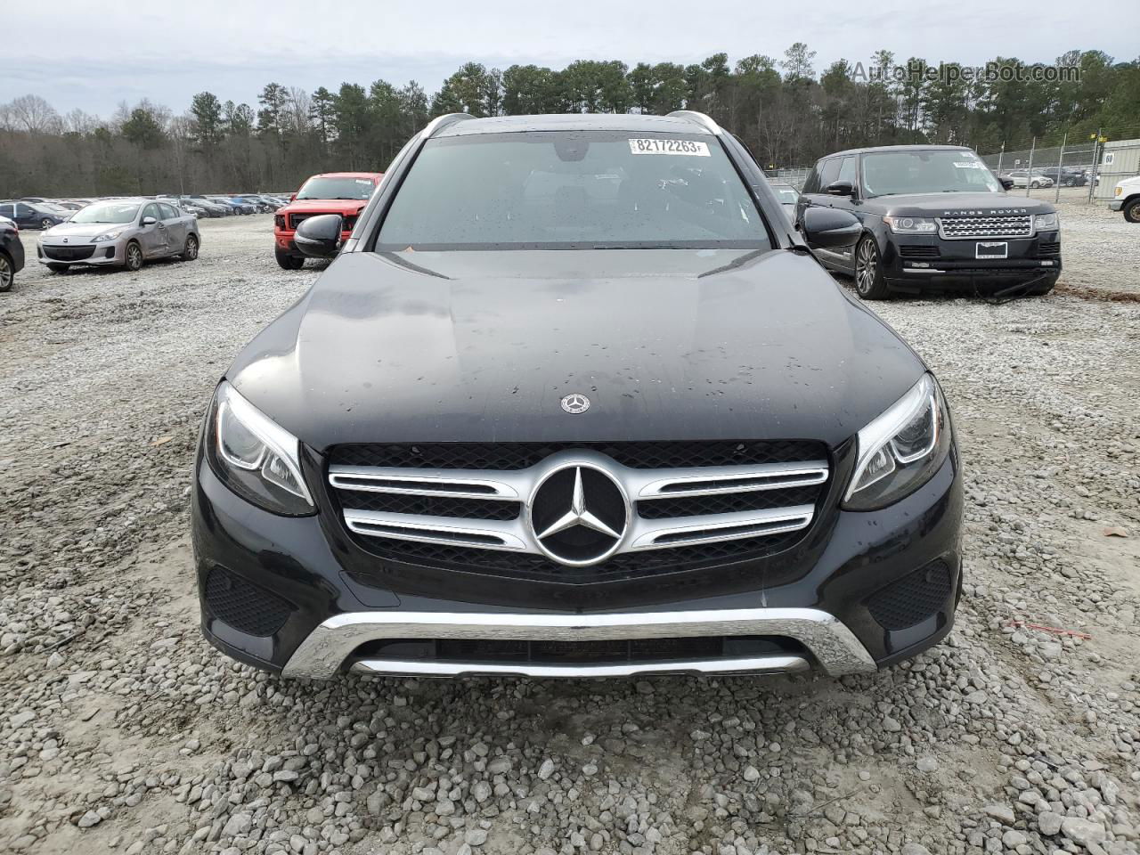 2019 Mercedes-benz Glc 300 4matic Black vin: WDC0G4KBXKV143944