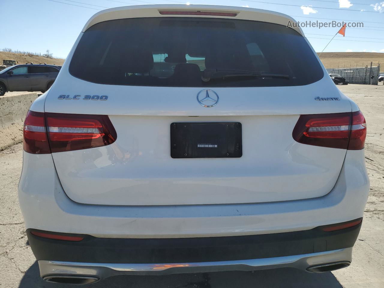 2019 Mercedes-benz Glc 300 4matic Белый vin: WDC0G4KBXKV197003