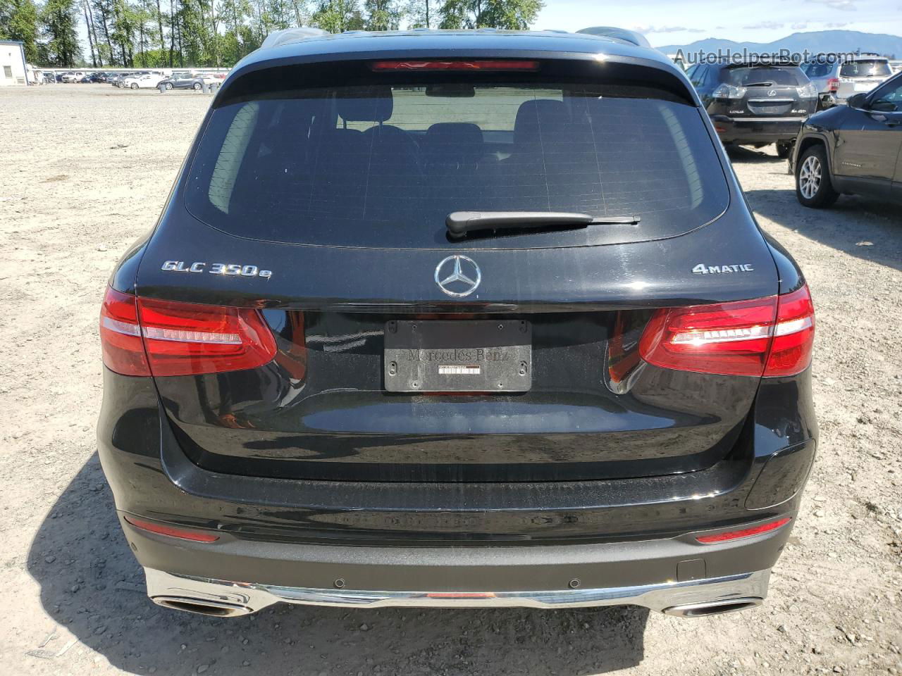 2019 Mercedes-benz Glc 350e Black vin: WDC0G5EB2KF568604