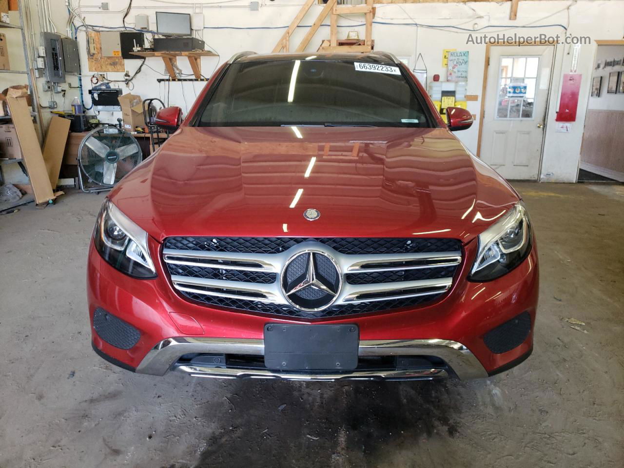 2019 Mercedes-benz Glc 350e Red vin: WDC0G5EB5KF558293