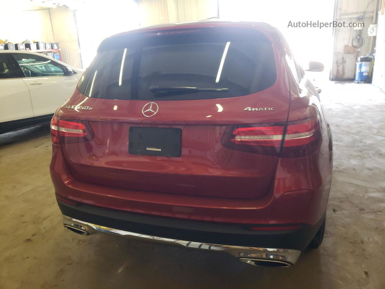 2019 Mercedes-benz Glc 350e Red vin: WDC0G5EB5KF558293