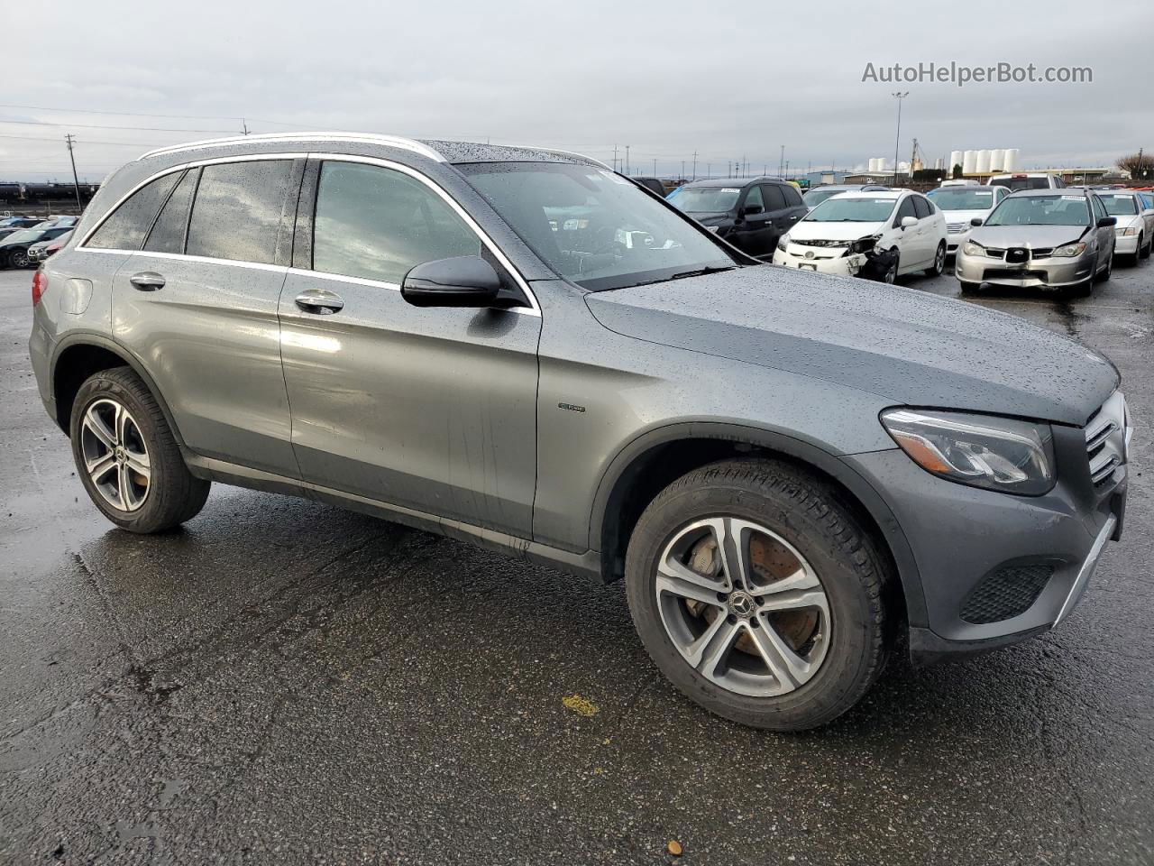 2019 Mercedes-benz Glc 350e Серый vin: WDC0G5EB6KF498265