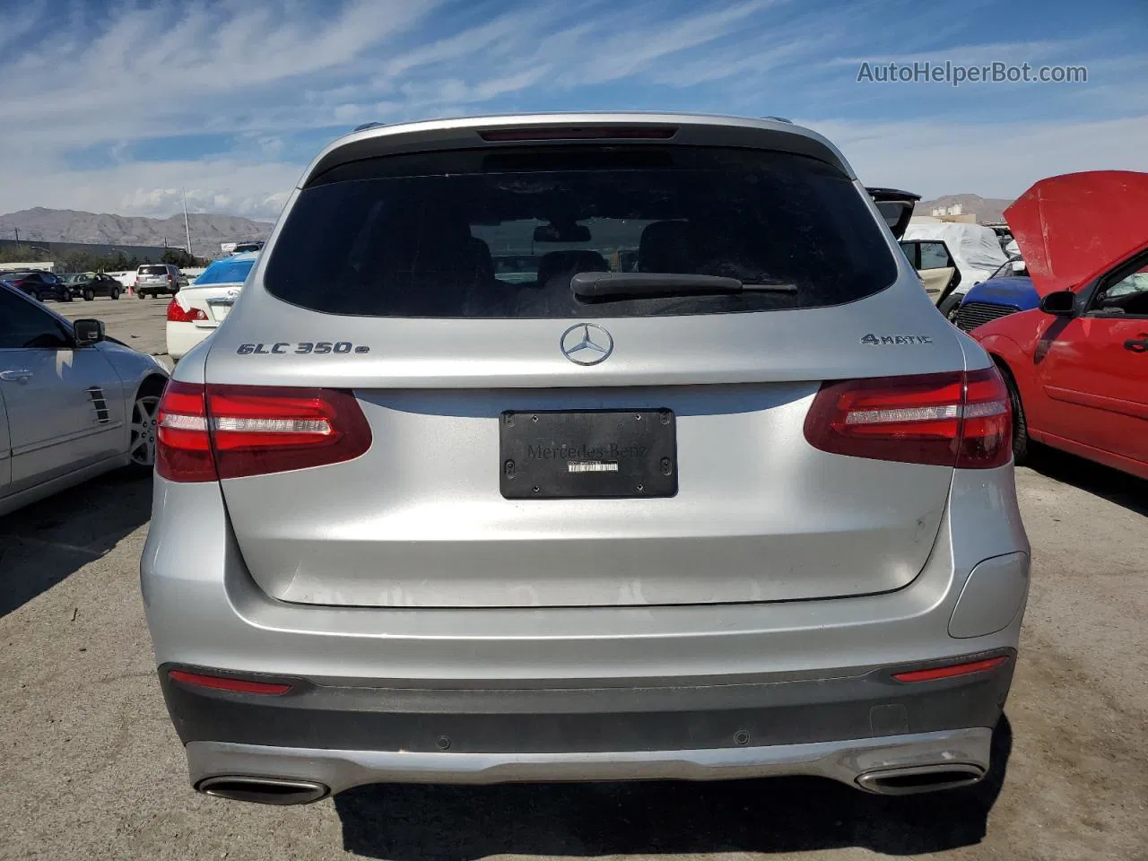 2019 Mercedes-benz Glc 350e Silver vin: WDC0G5EB6KF597829