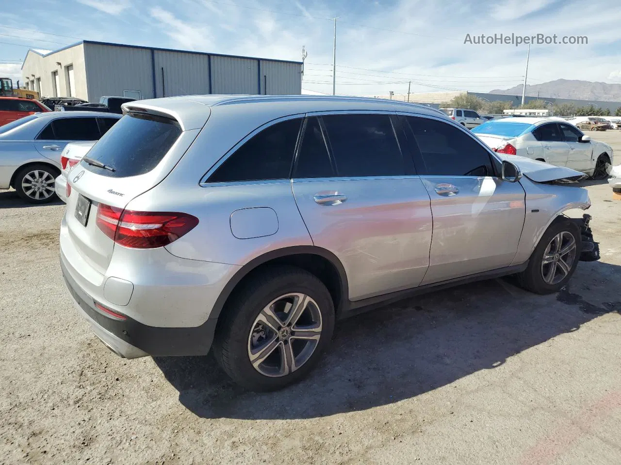 2019 Mercedes-benz Glc 350e Silver vin: WDC0G5EB6KF597829