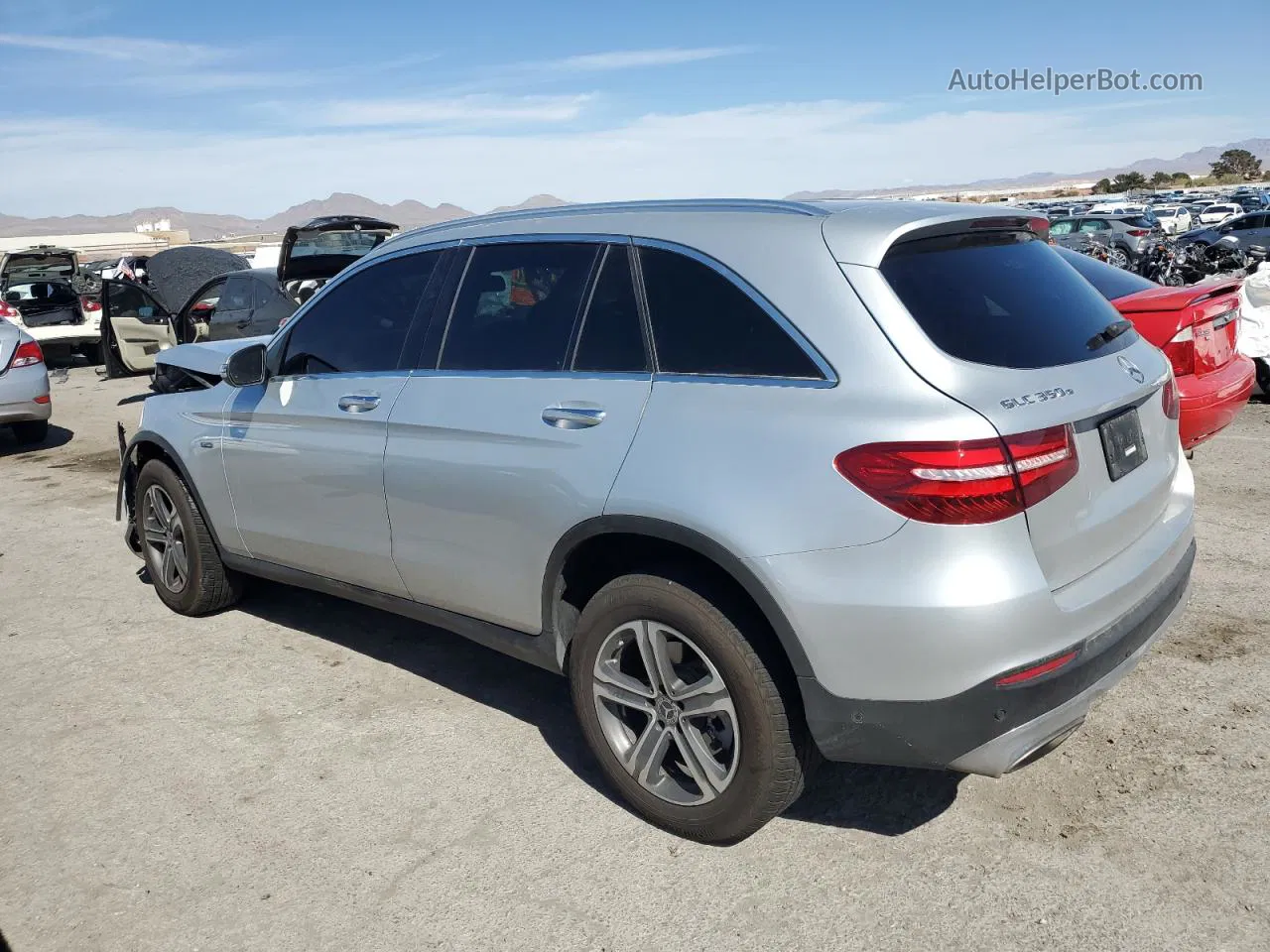 2019 Mercedes-benz Glc 350e Silver vin: WDC0G5EB6KF597829