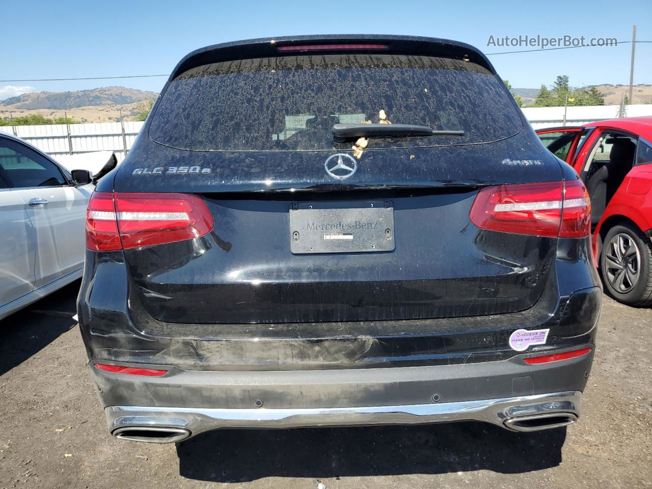 2019 Mercedes-benz Glc 350e Black vin: WDC0G5EB6KF620025