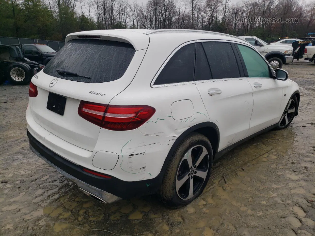 2019 Mercedes-benz Glc 350e White vin: WDC0G5EB7KF559591