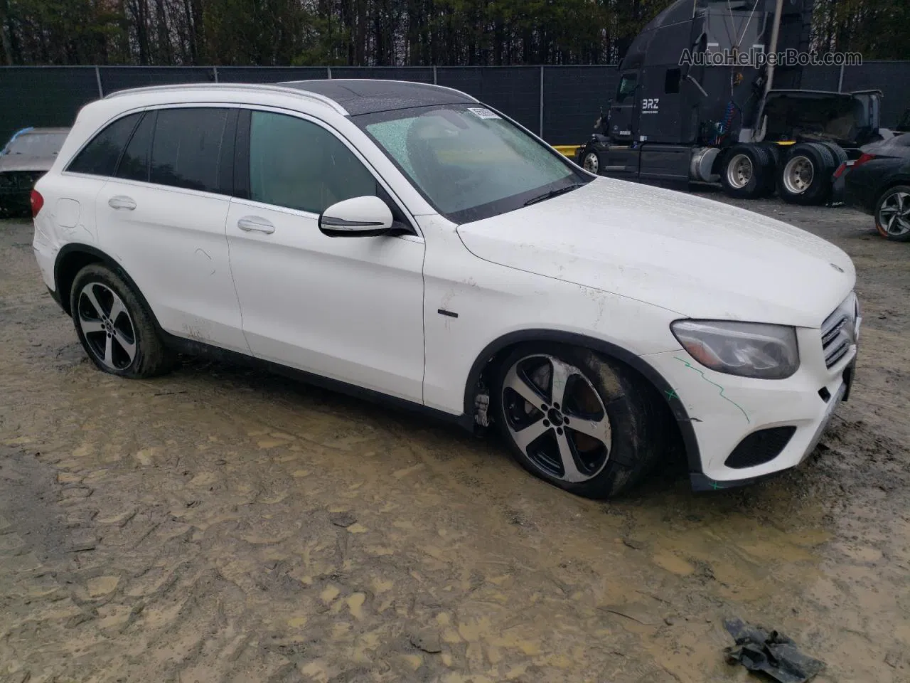 2019 Mercedes-benz Glc 350e White vin: WDC0G5EB7KF559591