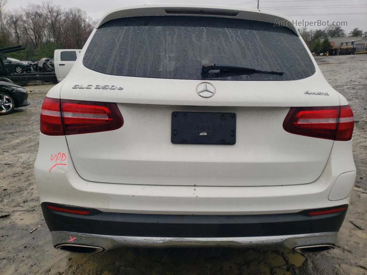 2019 Mercedes-benz Glc 350e White vin: WDC0G5EB7KF559591