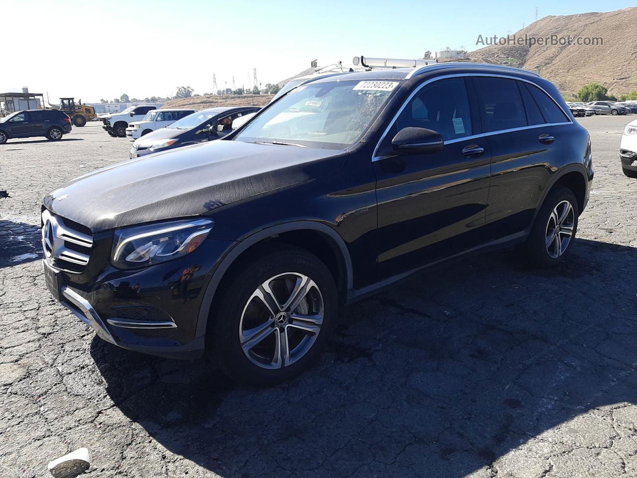 2019 Mercedes-benz Glc 350e Black vin: WDC0G5EB7KF571031