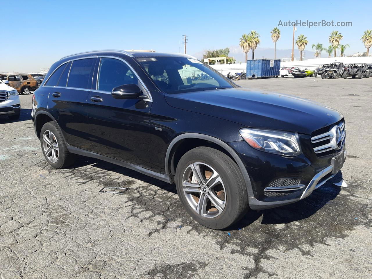 2019 Mercedes-benz Glc 350e Black vin: WDC0G5EB7KF571031