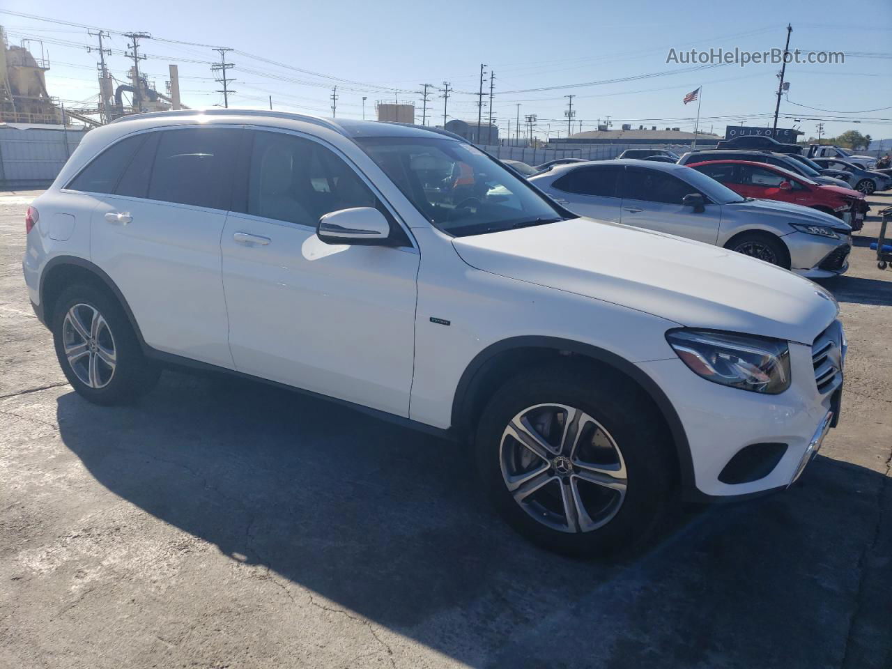 2019 Mercedes-benz Glc 350e White vin: WDC0G5EB8KF543013