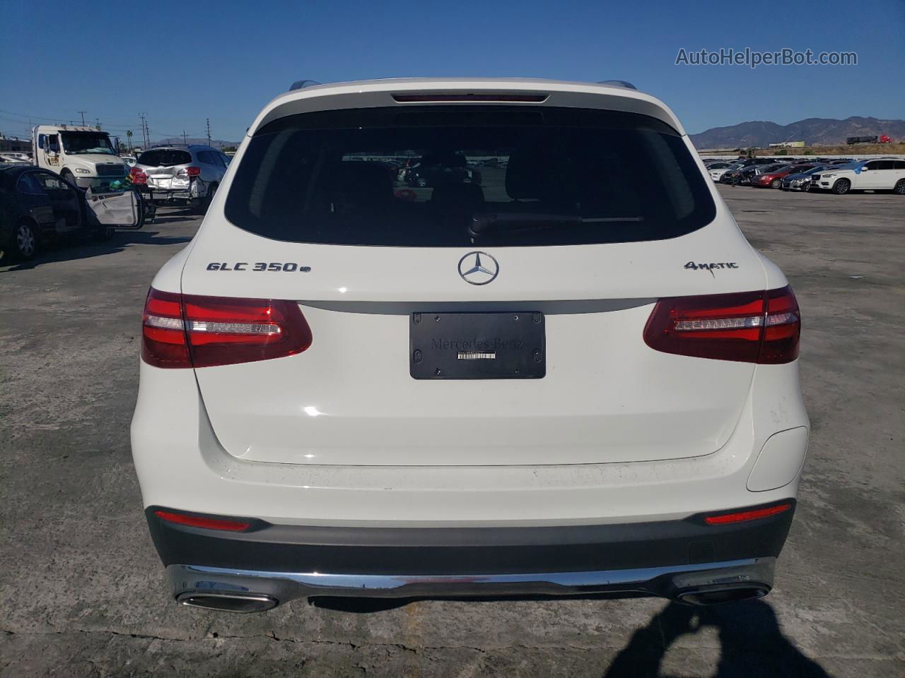 2019 Mercedes-benz Glc 350e White vin: WDC0G5EB8KF543013