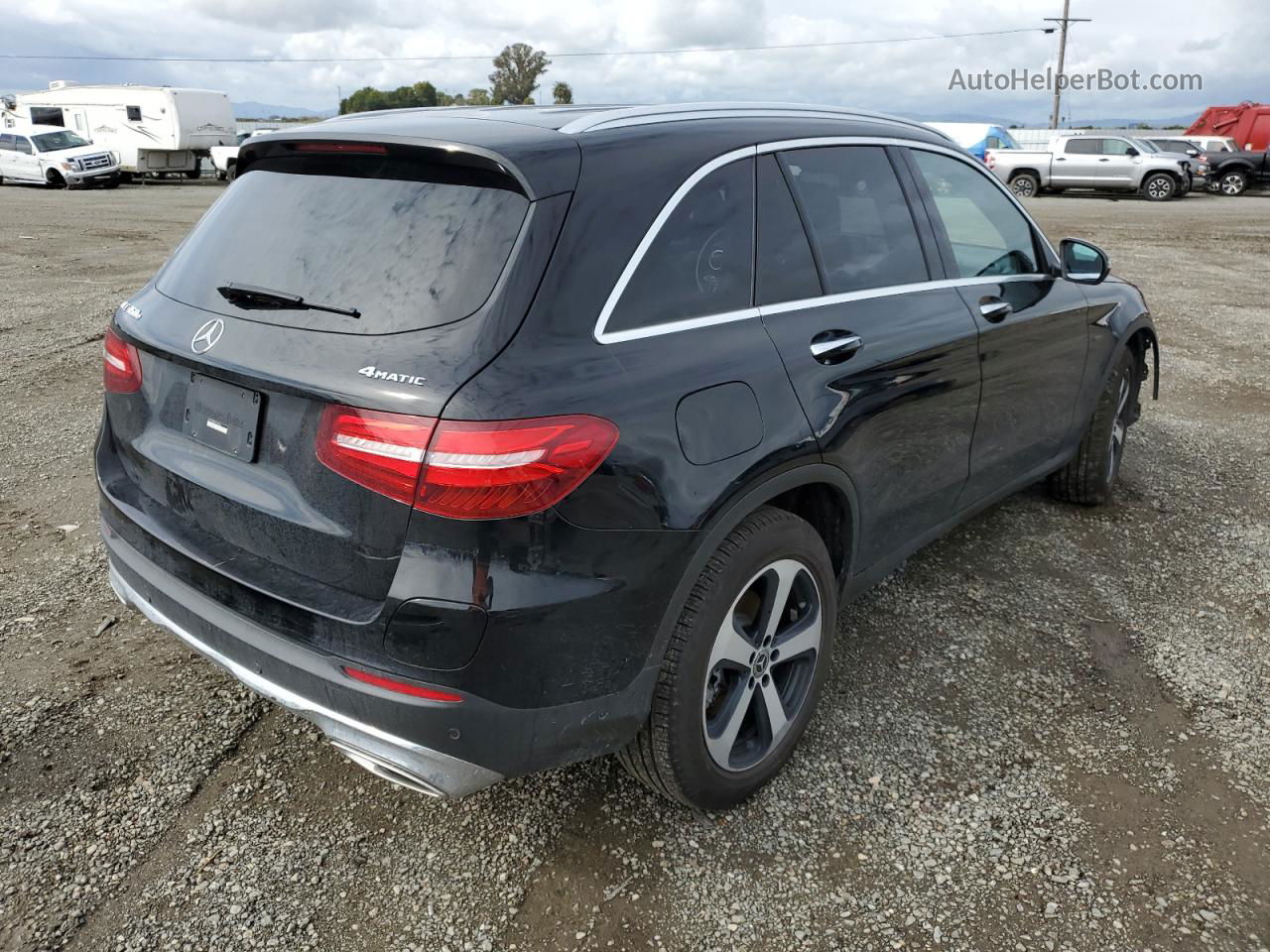 2019 Mercedes-benz Glc 350e Black vin: WDC0G5EB9KF550536