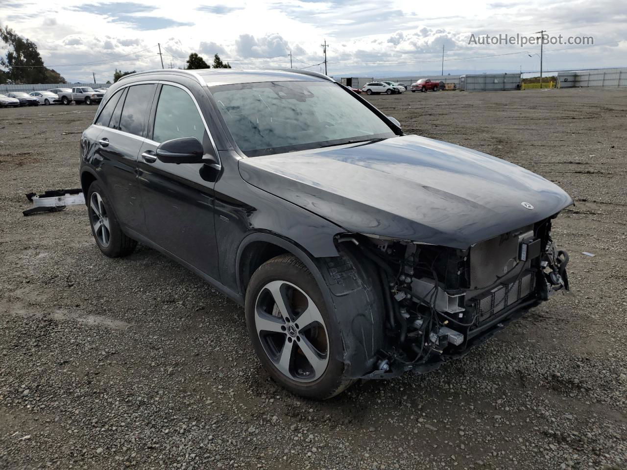 2019 Mercedes-benz Glc 350e Black vin: WDC0G5EB9KF550536