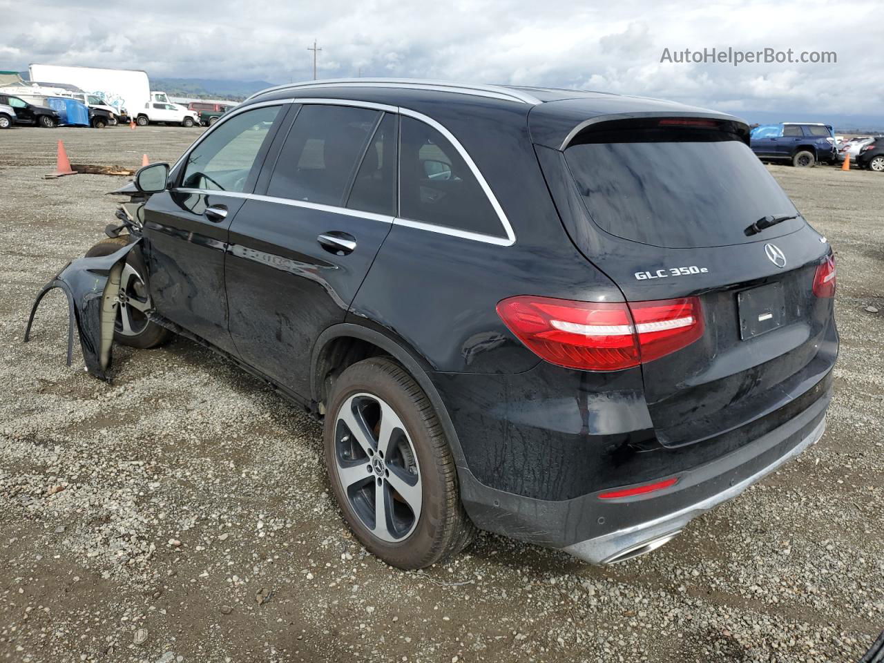 2019 Mercedes-benz Glc 350e Black vin: WDC0G5EB9KF550536