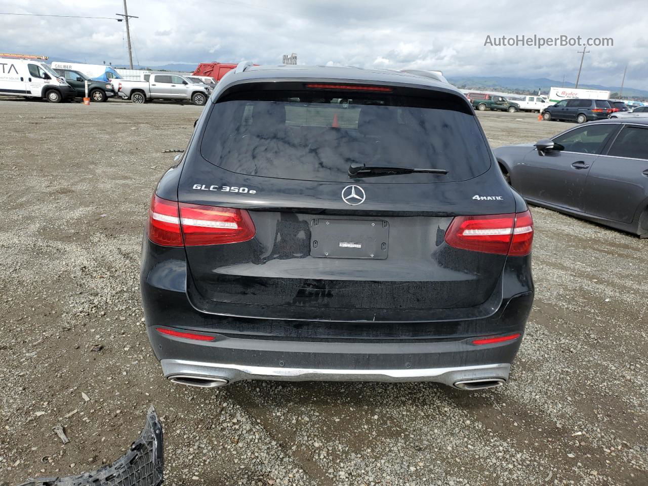 2019 Mercedes-benz Glc 350e Черный vin: WDC0G5EB9KF550536