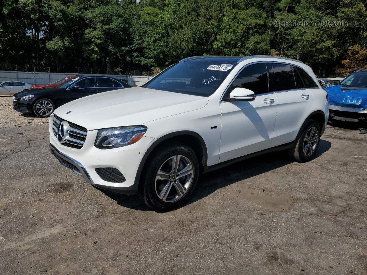 2019 Mercedes-benz Glc 350e White vin: WDC0G5EBXKF589779