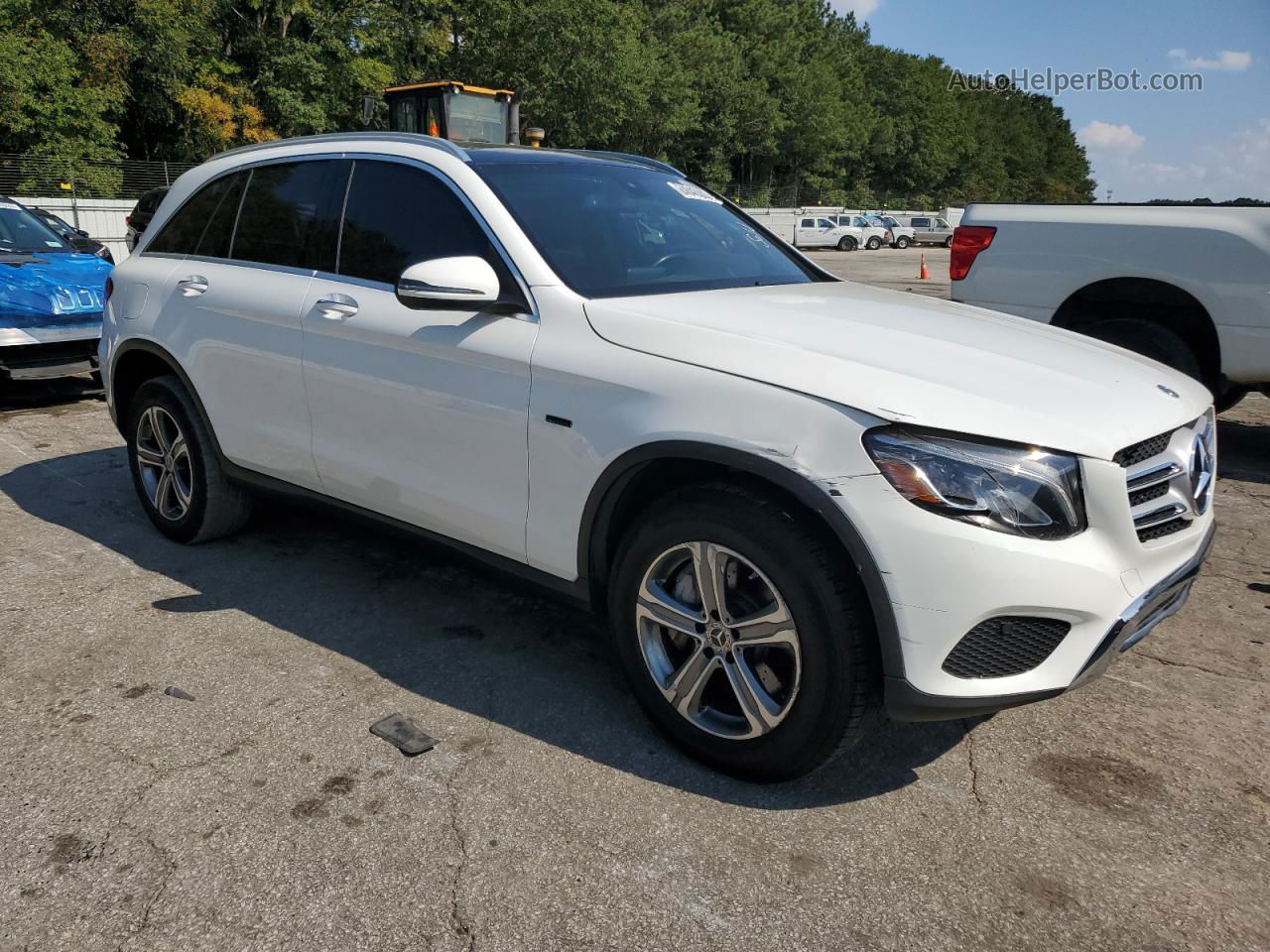 2019 Mercedes-benz Glc 350e White vin: WDC0G5EBXKF589779