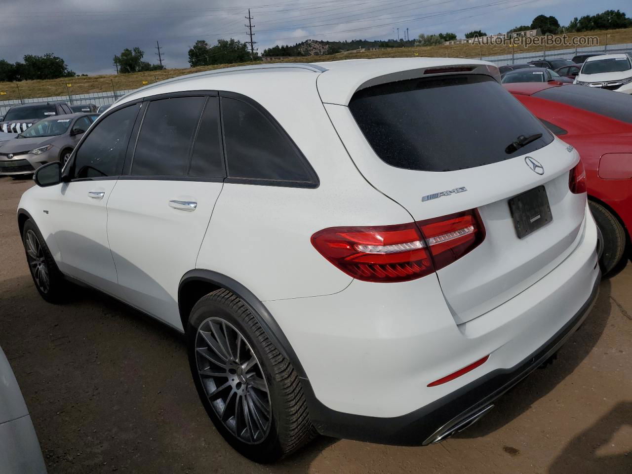 2019 Mercedes-benz Glc 43 4matic Amg White vin: WDC0G6EB2KF585134