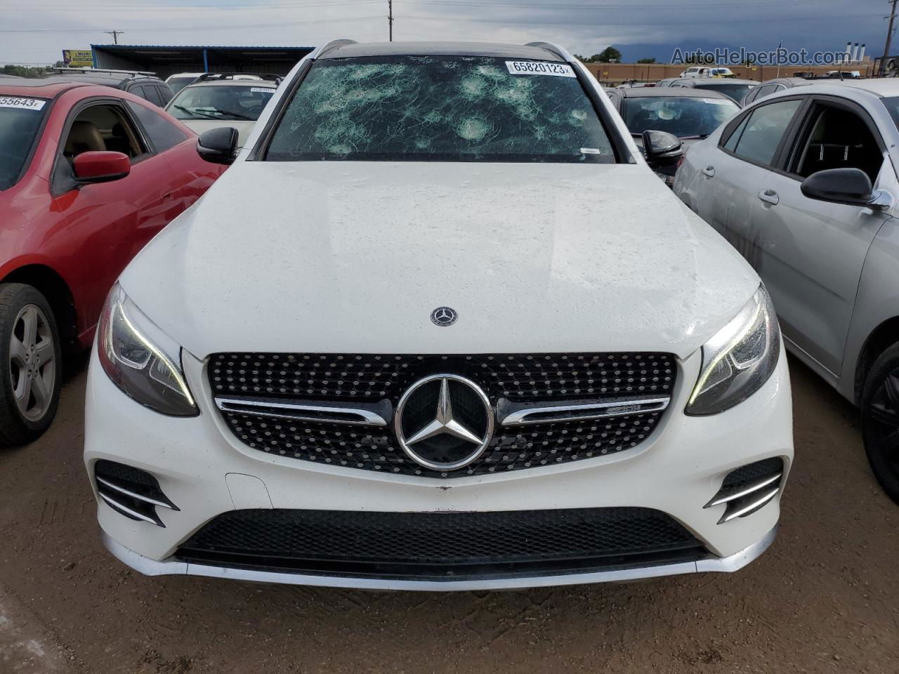 2019 Mercedes-benz Glc 43 4matic Amg White vin: WDC0G6EB2KF585134