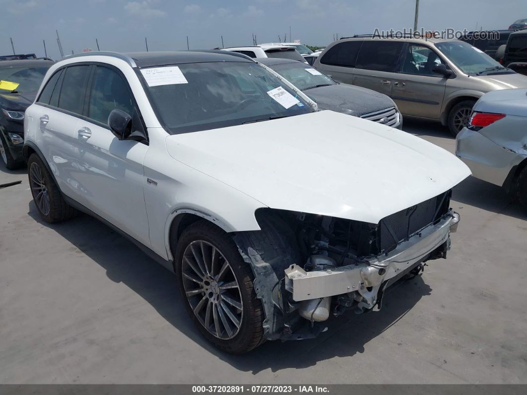 2019 Mercedes-benz Glc Amg Glc 43 White vin: WDC0G6EB8KF531837