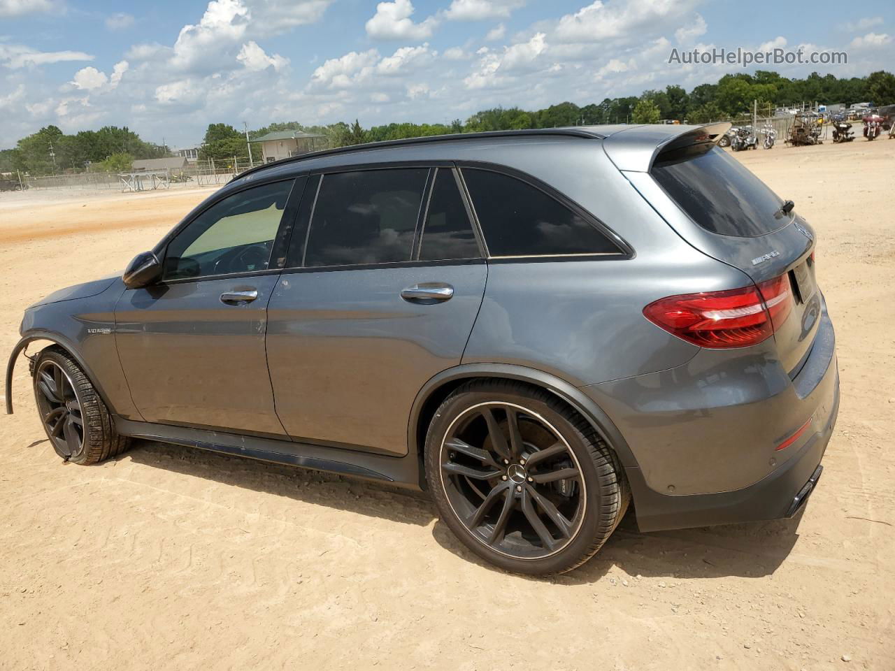 2019 Mercedes-benz Glc 63 4matic Amg Gray vin: WDC0G8JB8KF487503