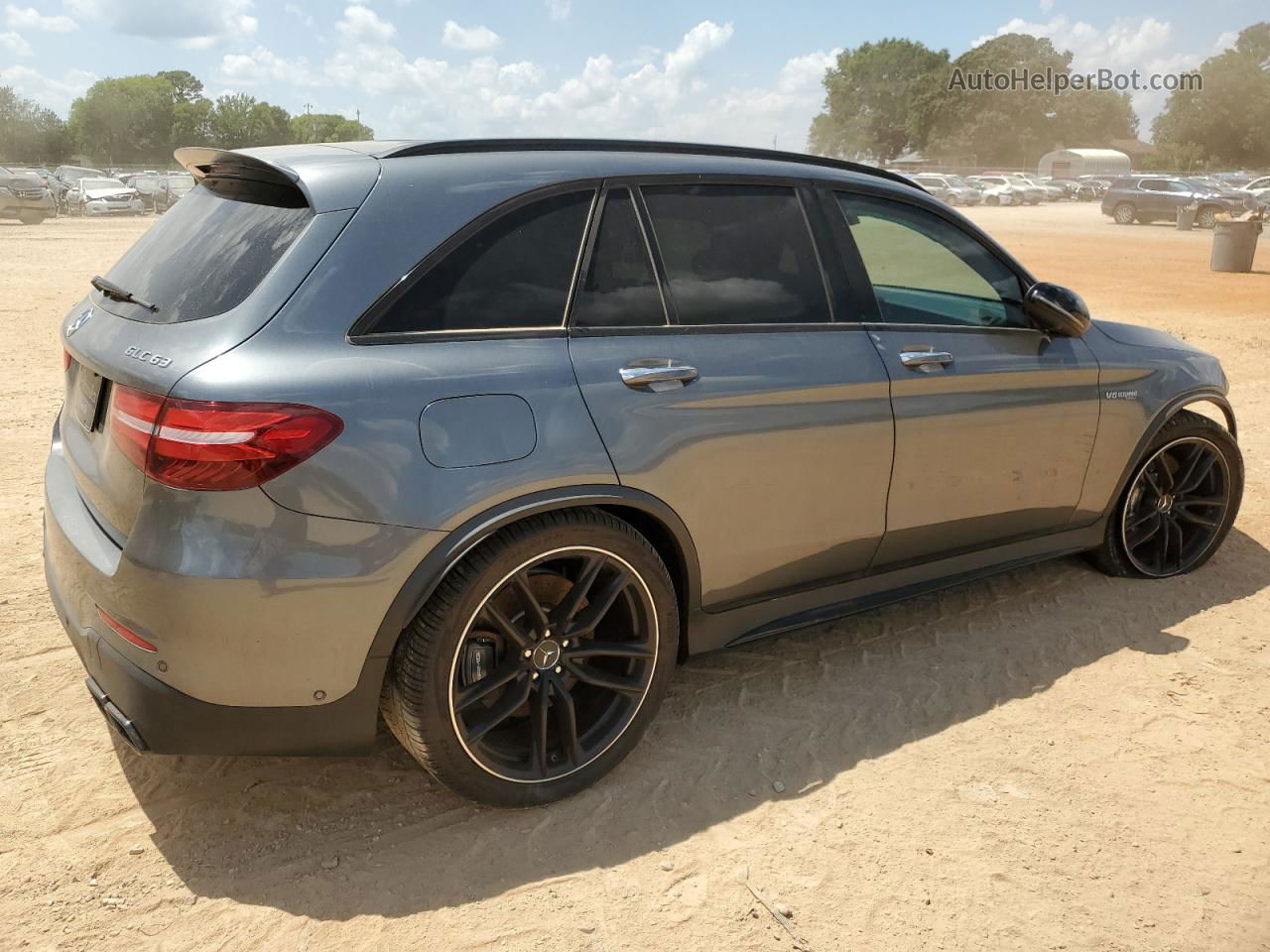 2019 Mercedes-benz Glc 63 4matic Amg Gray vin: WDC0G8JB8KF487503