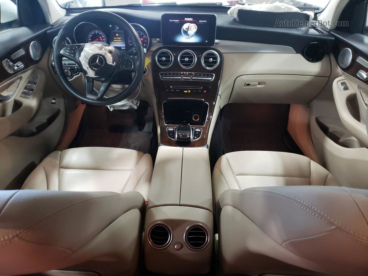 2019 Mercedes-benz Glc Coupe 300 4matic White vin: WDC0J4KB1KF657144