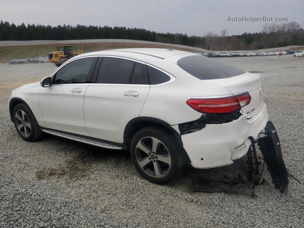 2019 Mercedes-benz Glc Coupe 300 4matic White vin: WDC0J4KB2KF628445