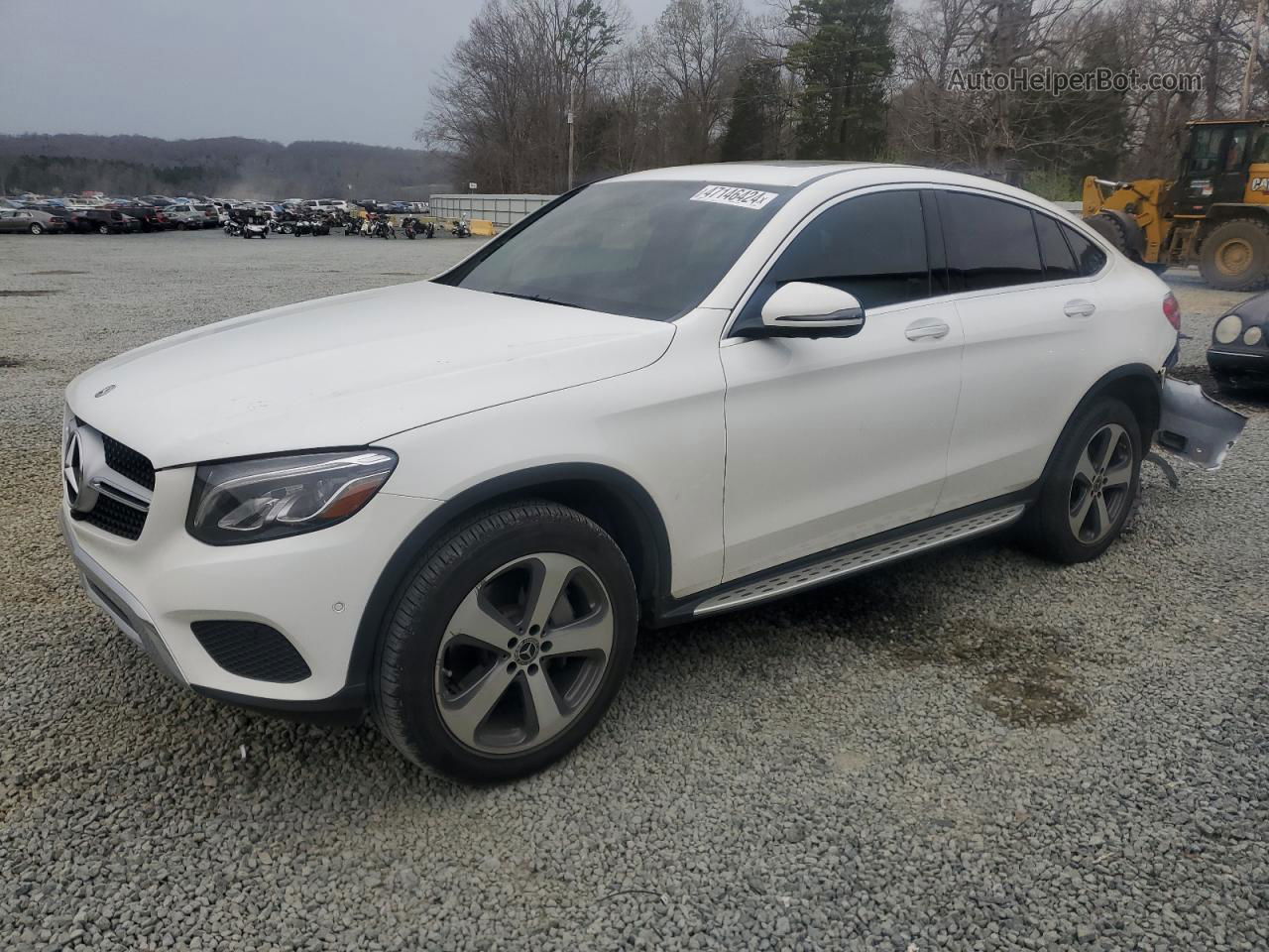 2019 Mercedes-benz Glc Coupe 300 4matic White vin: WDC0J4KB2KF628445