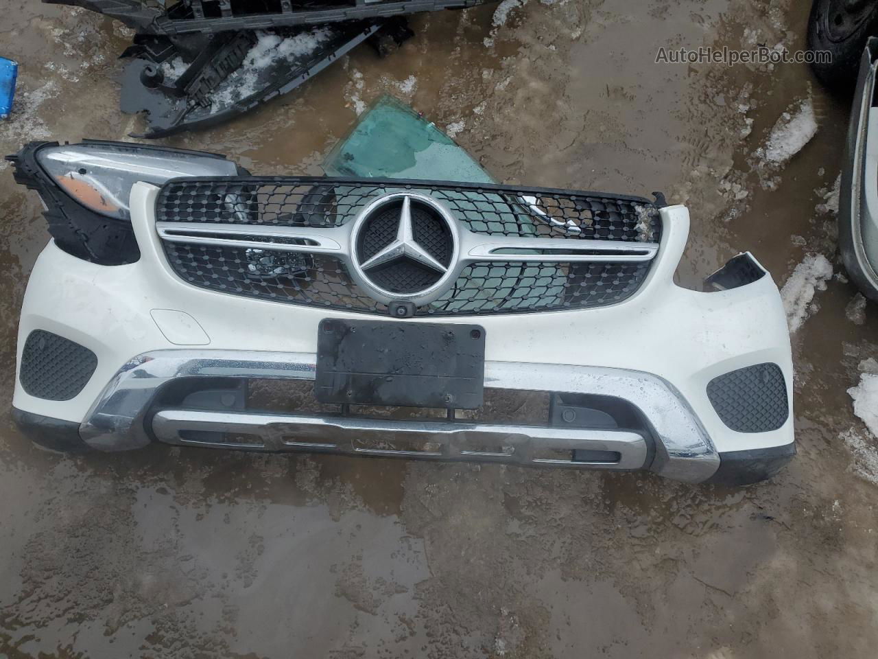 2019 Mercedes-benz Glc Coupe 300 4matic Белый vin: WDC0J4KB4KF580026
