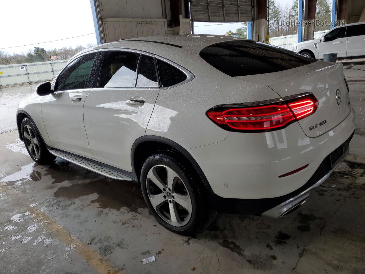 2019 Mercedes-benz Glc Coupe 300 4matic White vin: WDC0J4KB7KF561177