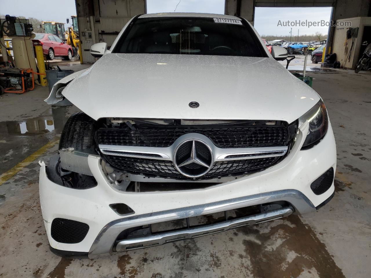 2019 Mercedes-benz Glc Coupe 300 4matic White vin: WDC0J4KB7KF561177