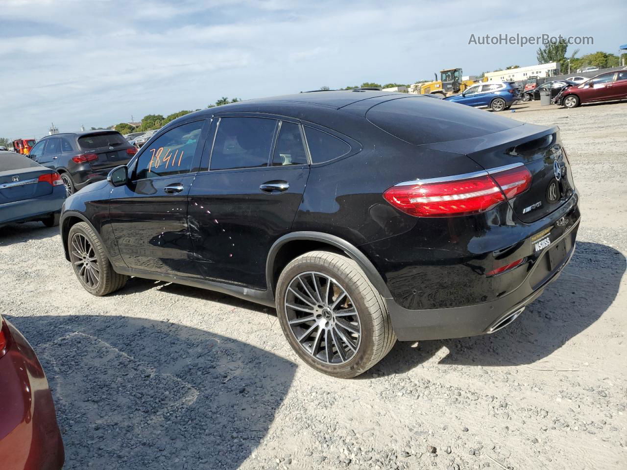 2019 Mercedes-benz Glc Coupe 300 4matic Black vin: WDC0J4KB7KF629624