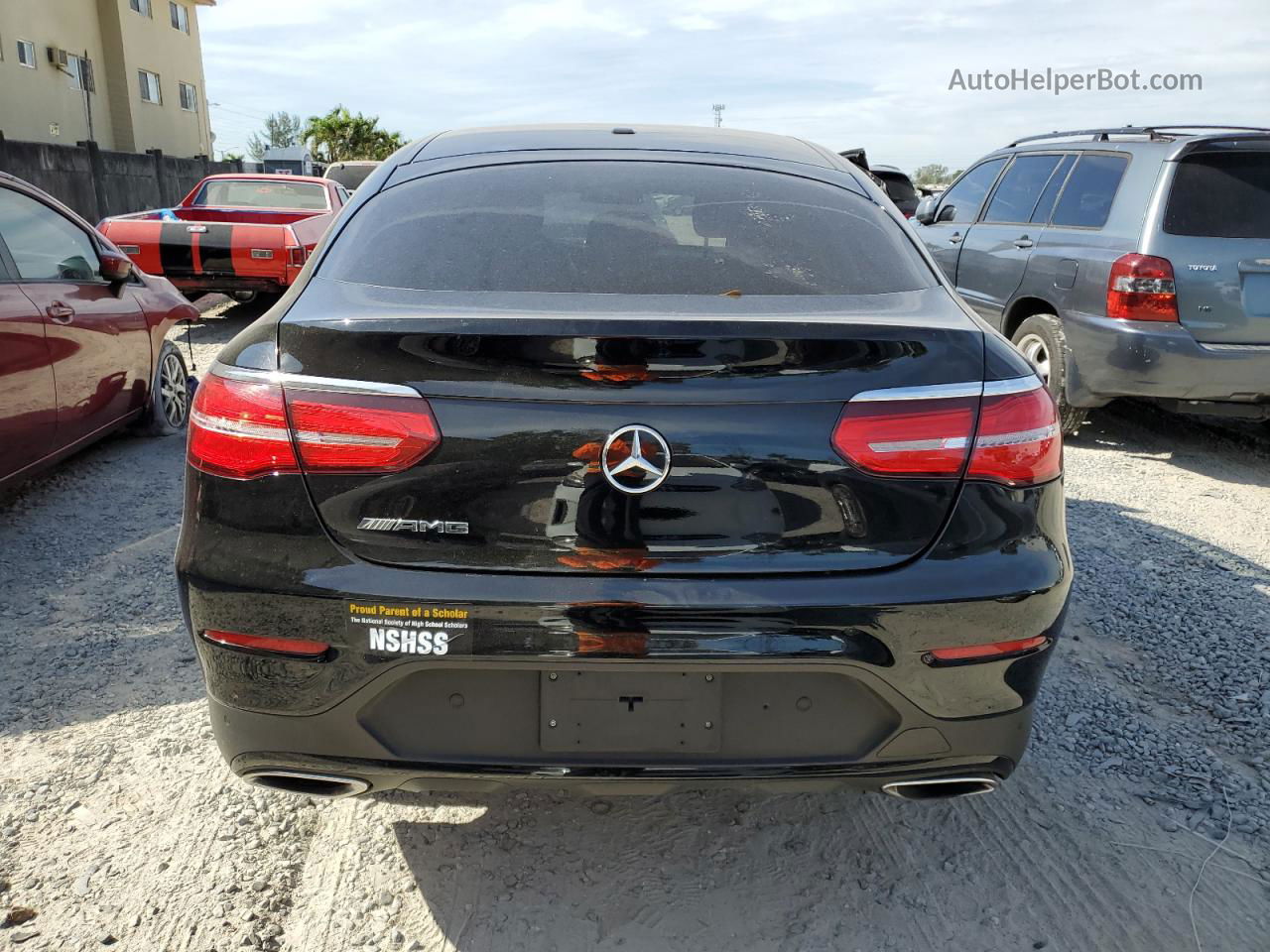 2019 Mercedes-benz Glc Coupe 300 4matic Black vin: WDC0J4KB7KF629624