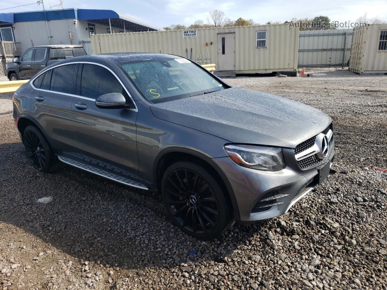 2019 Mercedes-benz Glc Coupe 300 4matic Gray vin: WDC0J4KB8KF581308