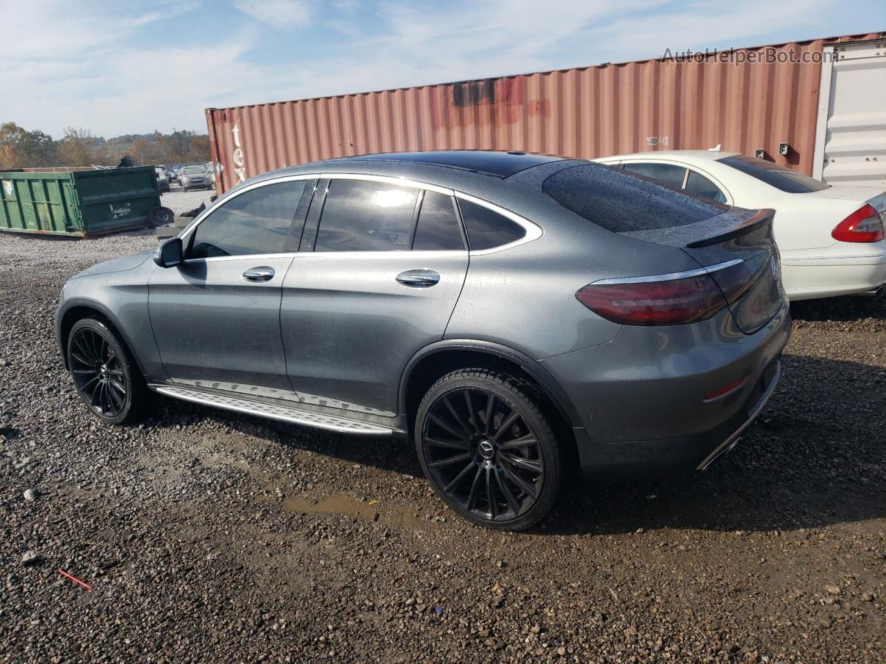 2019 Mercedes-benz Glc Coupe 300 4matic Gray vin: WDC0J4KB8KF581308