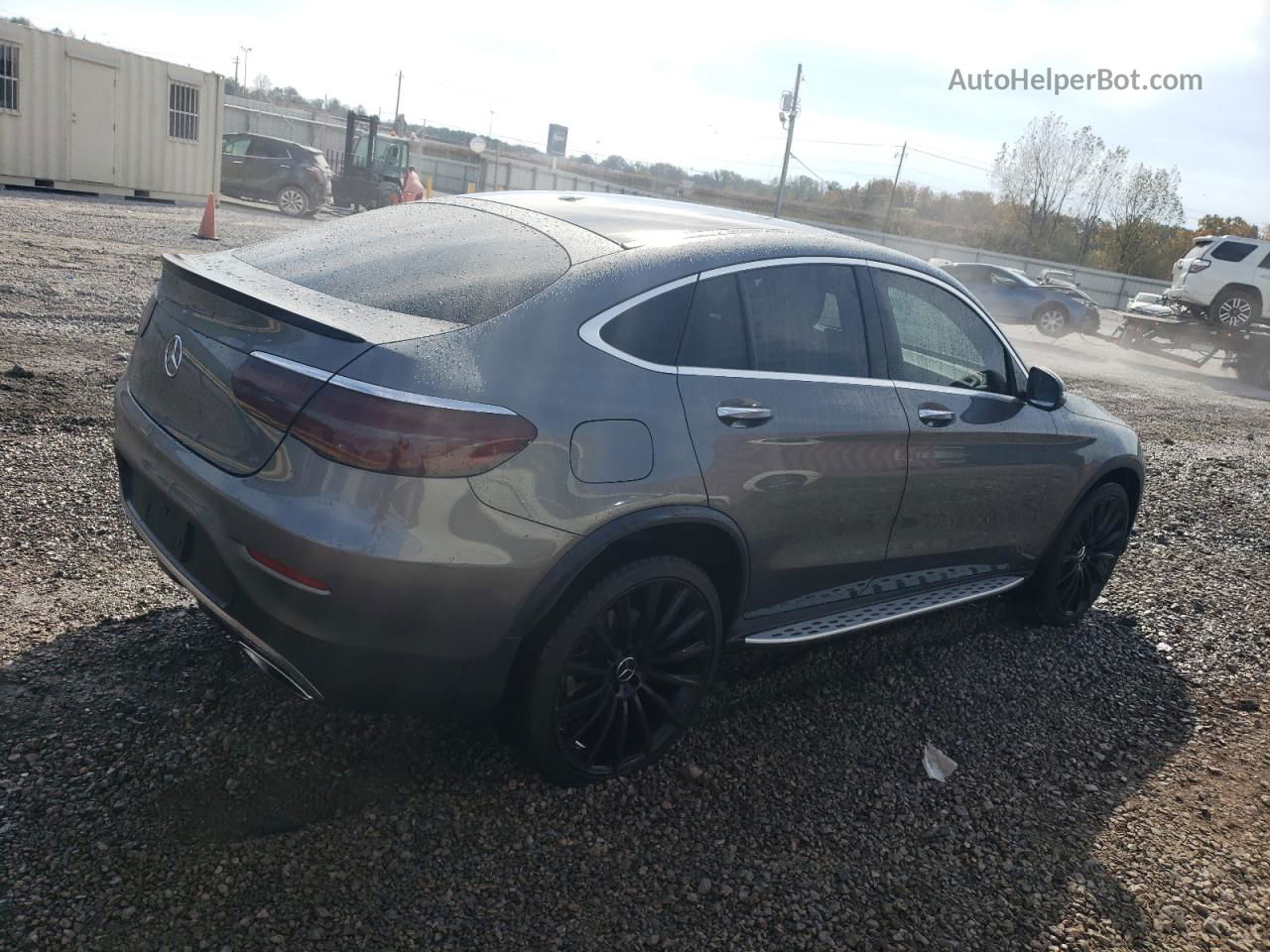 2019 Mercedes-benz Glc Coupe 300 4matic Gray vin: WDC0J4KB8KF581308