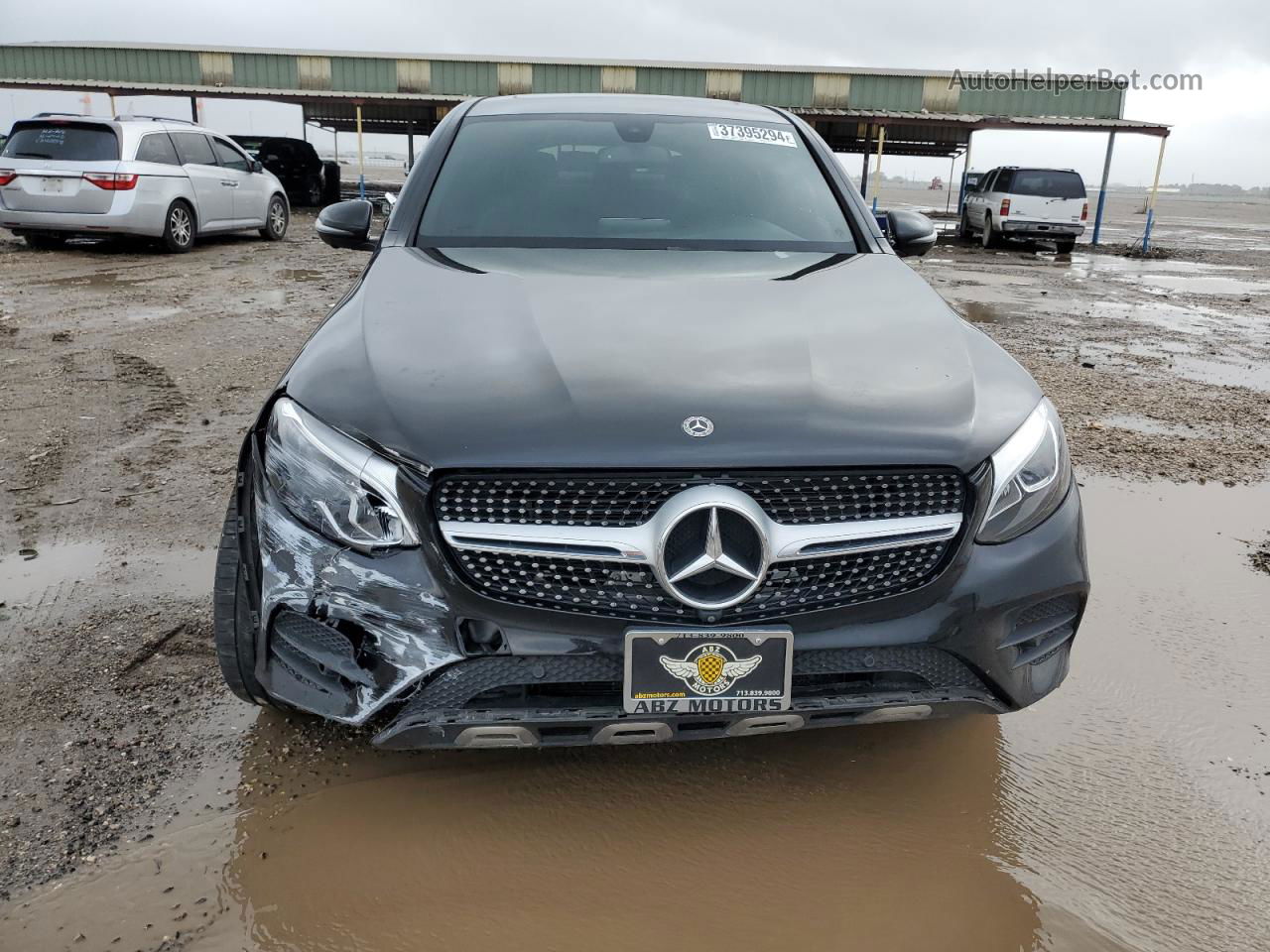 2019 Mercedes-benz Glc Coupe 300 4matic Black vin: WDC0J4KB9KF666271