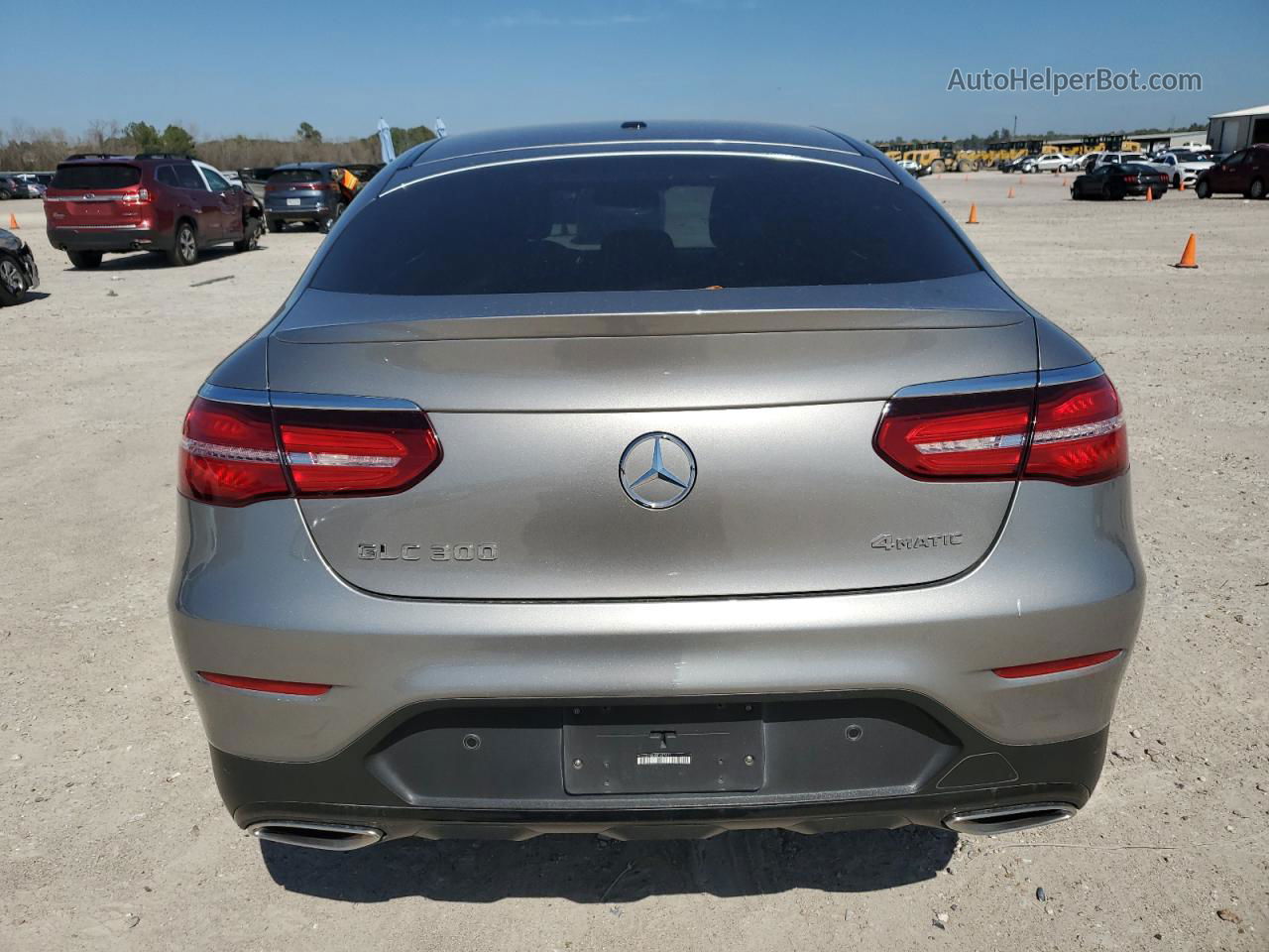 2019 Mercedes-benz Glc Coupe 300 4matic Gray vin: WDC0J4KBXKF627611