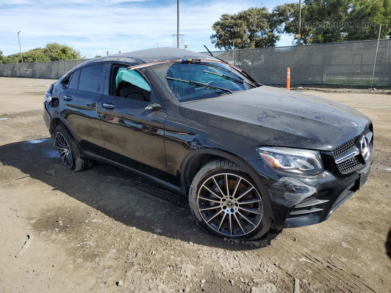 2019 Mercedes-benz Glc Coupe 300 4matic Black vin: WDC0J4KBXKF660091